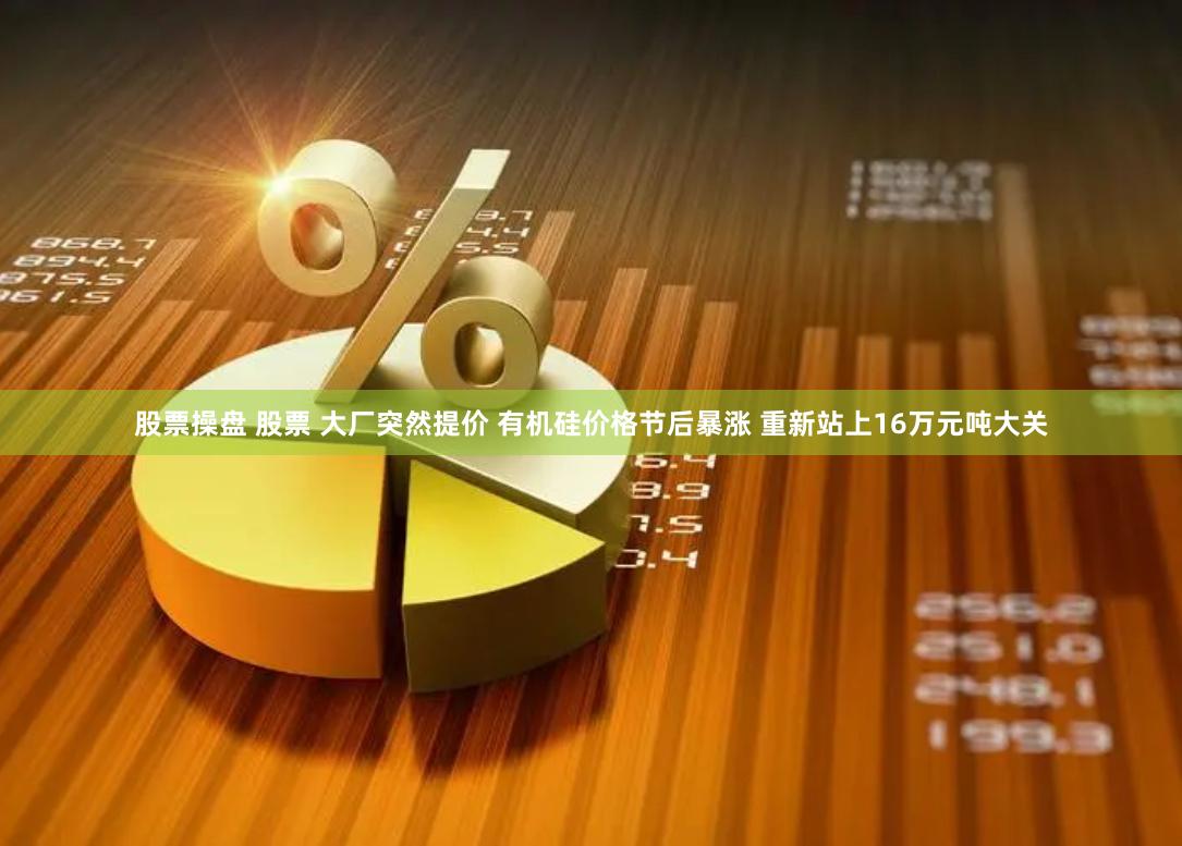 股票操盘 股票 大厂突然提价 有机硅价格节后暴涨 重新站上16万元吨大关